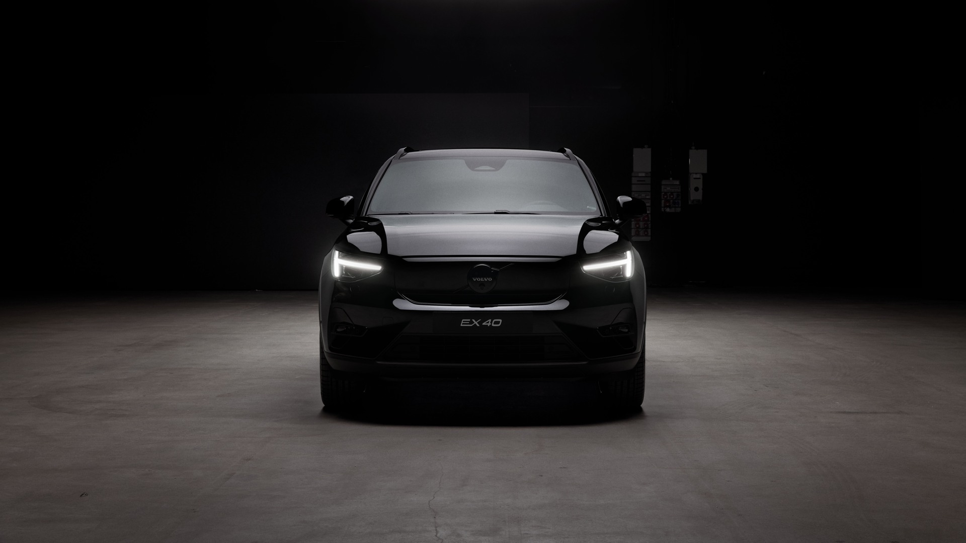 Strålkastare på Volvo EX40
