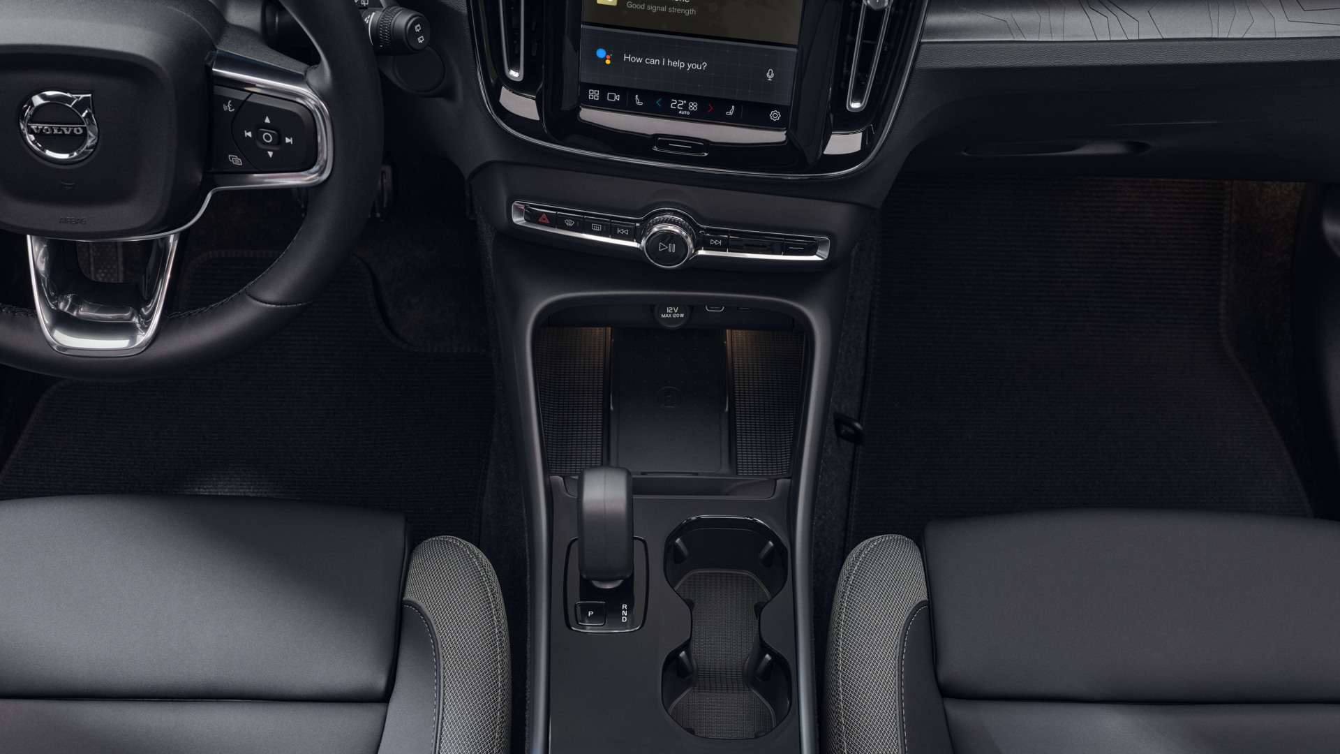 Smart och flexibel förvaring i Volvo EX40