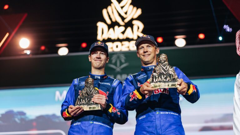 Mattias Ekström och Emil Bergqvist i Dakar-rallyt 2026
