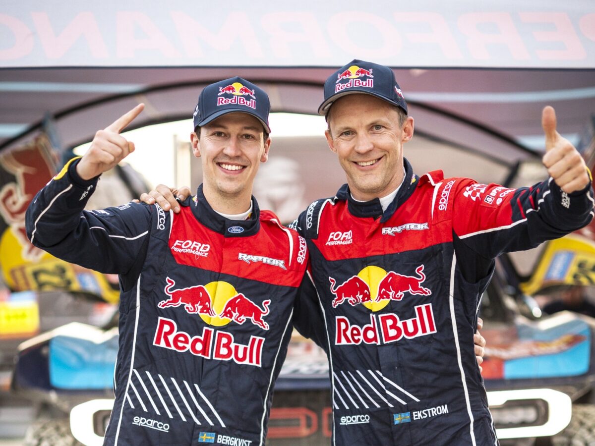 Mattias Ekström och Emil Bergqvist