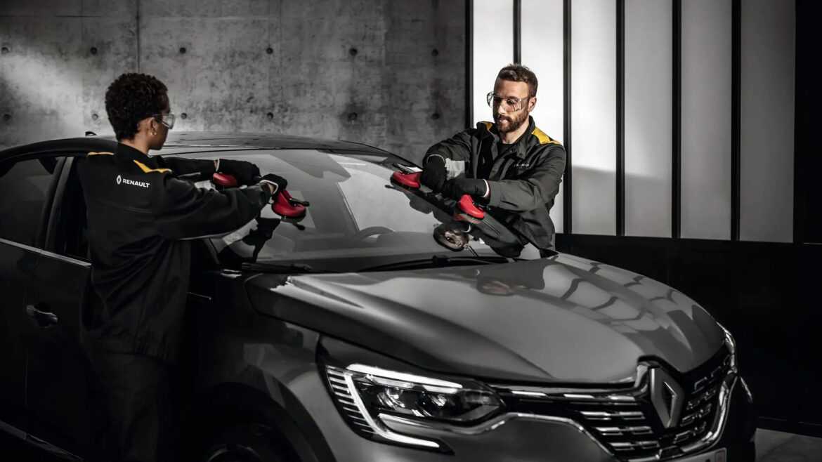 Boka vindrutebyte på din Renault