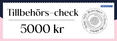 Få en tillbehörscheck på 5000 kr under Brandtdagar