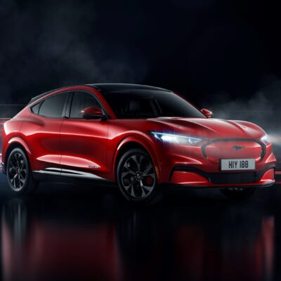 Kampanj på Ford Mustang Mach-E hos Brandt.